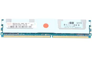 HP 398709-871 8Gb 1 X 8Gb 667Mhz Pc25300 Cl5 Fully Buffered Dual Rank Ddr2 Sdram Dimm 240Pin