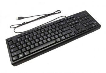 HP PS/2 JET BLACK 104 KEY KEYBOARD