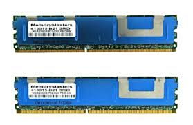 HP 467928-B21 16GB Kit (2 x 8GB) DDR2-667MHz PC2-5300 ECC Fully Buffered CL5 240-Pin DIMM Memory