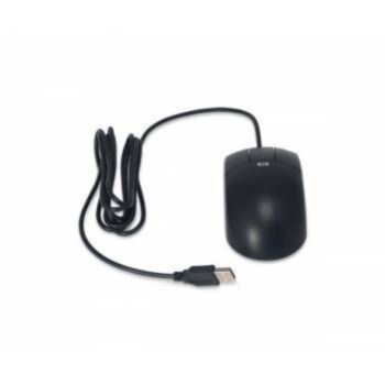  HP 3-Button USB Optical Mouse (Jack Black Color) 2.9m (10ft) Cable