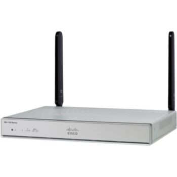Cisco C1117-4P Integrated Services Router with 4-Gigabit Ethernet (GbE) Ports, 1 VA-DSL (Annex A/M) and GE WAN Router, 1-Year Limited Hardware Warranty 