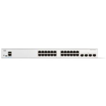 Cisco Catalyst 1200-24P-4G Smart Switch, 24 Port GE, PoE, 4x1GE SFP, 