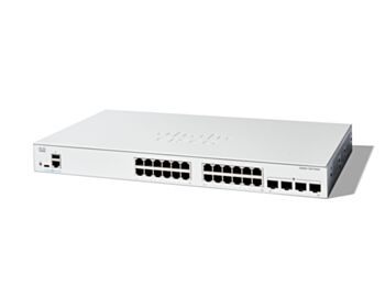 Cisco Catalyst 1200-24T-4G Smart Switch, 24 Port GE, 4x1GE SFP.
