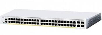 Cisco Catalyst 1200-48P-4X Smart Switch, 48 Port GE, PoE, 4x10GE SFP+, Limited Lifetime Protection (C1200-48P-4X)