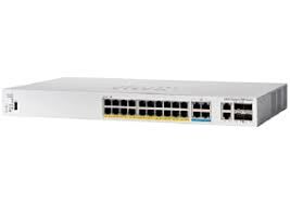 Cisco Catalyst 1300-24MGP-4X - Switch - L3 - Managed - 24 x 10/100/1000 (PoE+) + 4 x 10 Gigabit SFP+ - rack-mountable - PoE+ (195 W)