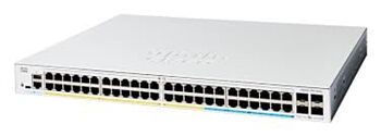 Cisco Catalyst 1300-48P-4X Managed Switch, 48 Port GE, PoE, 4x10GE SFP+, Limited Lifetime Protection (C1300-48P-4X)