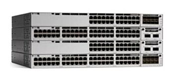 Catalyst 9300 48-port 1G copper with fixed 4x10G/1G SFP+ uplinks, PoE+, Meraki Advanced or Enterprise