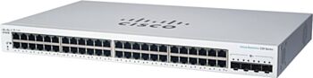 Cisco Business 220 Series CBS220-48FP-4X - Switch - smart - 48 x 10/100/1000 (PoE+) + 4 x 10 Gigabit SFP+ (uplink) - rack-mountable - PoE+ (740 W)