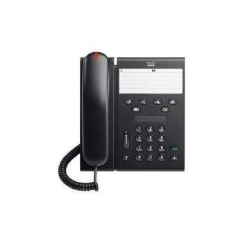 Cisco Unified IP Phone 6911 Slimline-VoIP phone-SCCP-Slimline Handset, Charcoal