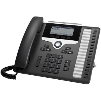 Cisco 7861 IP phone Black,Silver Wired handset LCD 16 lines