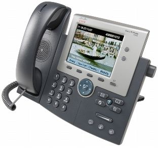 Cisco Unified IP Phone 7945G-VoIP phone-SCCP, SIP -silver,dark gray 
