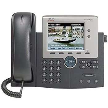 Cisco Unified IP Phone 7945G-VoIP phone-SCCP, SIP-silver, dark gray