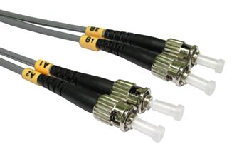 3 Mtr OM1 Fibre Optic Cable, ST - ST