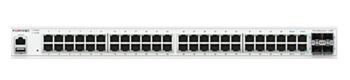 Fortinet FortiSwitch-148F is a performance/price competitive L2+ management switch with 48x GE port + 4x SFP+ port + 1x RJ45 console