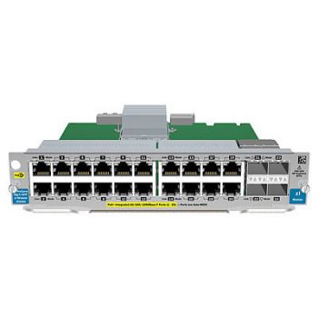 Hewlett Packard Enterprise 20-port Gig-T PoE+ / 2-port 10GbE SFP+ v2 Gigabit Ethernet network switch module