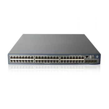 HP 4800-48G-PoE Switch-44 auto-negotiating 10/100/1000 PoE ports-4 dual