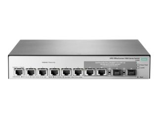 Hewlett Packard Enterprise OfficeConnect 1850 6XGT & 2XGT/SPF+ Managed L2 Gigabit Ethernet (10/100/1000) 1U Grey