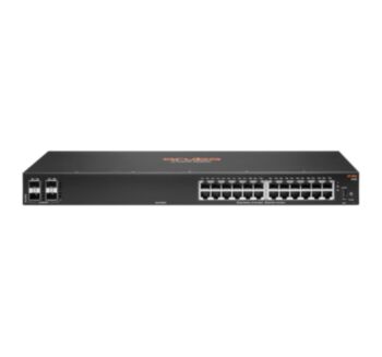 HPE Aruba 6100 24G 4SFP+ Managed L3 Gigabit Ethernet (10/100/1000) 1U Black
