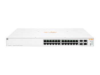 Hewlett Packard Enterprise Aruba Instant On 1930 Managed L2+ Gigabit Ethernet  Power over Ethernet (PoE) 1U White