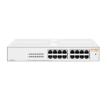 Hewlett Packard Enterprise Aruba Instant On 1430 16G Unmanaged L2 Gigabit Ethernet (10/100/1000) 1U White