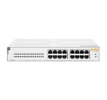 Hewlett Packard Enterprise Aruba Instant On 1430 16G Class4 PoE 124W Unmanaged L2 Gigabit Ethernet (10/100/1000) Power over Ethernet (PoE) 1U White