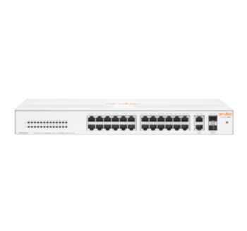 Hewlett Packard Enterprise Aruba Instant On 1430 26G 2SFP Unmanaged L2 Gigabit Ethernet (10/100/1000) 1U