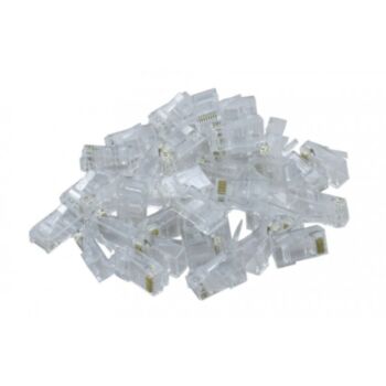 RJ45 Modular Plugs/Connectors For Stranded Wire - Qty 100