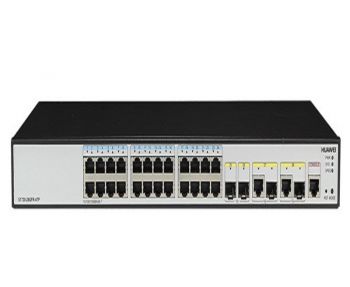 Huawei S1700 Series switch S1720-28GFR-4TP(24 Gigabit ports,2 Gig SFP and 2 dual-purpose Rj-45,AC 110/220V)