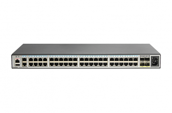 S5720-50X-EI-DC (46 Ethernet 10/100/1000 ports,4 10 Gig SFP+,DC -48V,front access)