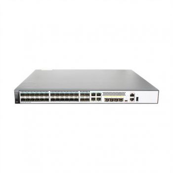 S6720-30C-EI-24S-DC (24 10 Gig SFP+,2 40 Gig QSFP+ interface,with 1 interface slot,with 350W DC power supply)