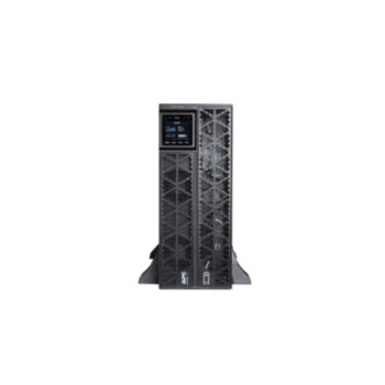 APC Smart-UPS On-Line, 5kVA/5kW, Rack/Tower, 230V, 2x IEC C13+1x IEC C19+Hard wire 3-wire (H+N+E) outlets, Network Card, W/O rail kit