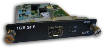 JUNIPER - SFP (MINI-GBIC) TRANSCEIVER MODULE - RJ-45 - PLUG-IN MODULE (SRX-MP-1SFP-GE)
