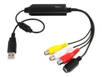 STARTECH S-VIDEO COMPOSITE TO USB VIDEO CAPTURE - TWAIN & MAC SUPPORT - VIDEO INPUT ADAPTER - USB 2.0