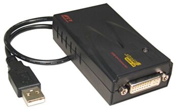 USB 2.0 DVI Adaptor PC with 1.2 GHz or higher Processor