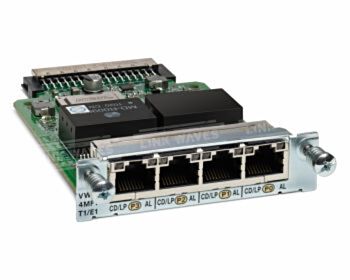 Cisco VWIC3-4MFT-T1/E1 voice network module RJ-45