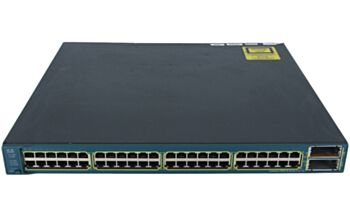 Cisco Catalyst WS-C3560E-48PD-S Managed Power over Ethernet (PoE) 1U network switch