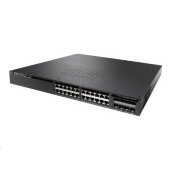 Cisco Catalyst WS-C3650-24PS-E network switch Managed L3 Gigabit Ethernet (10/100/1000) Power over Ethernet (PoE) 1U Black